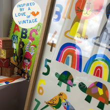 Load image into Gallery viewer, Personalised Rainbow Counting Print