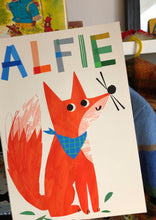 Load image into Gallery viewer, Personalised Fox Print