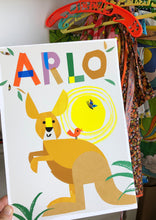 Load image into Gallery viewer, Kangaroo Personalised Name Print