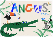 Load image into Gallery viewer, Alligator Personalised Name Print