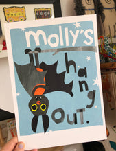 Load image into Gallery viewer, Personalised Hang Out Bat Print