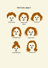 Load image into Gallery viewer, Book Girl Portrait Print- click to customise!