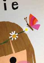 Load image into Gallery viewer, Ice cream Girl with Daisy's Portrait Print- click to customise!