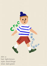 Load image into Gallery viewer, Personalised Croc Monsieur - click to create your lookalike!