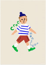 Load image into Gallery viewer, Croc Monsieur Art Print