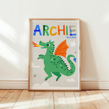 Load image into Gallery viewer, Dragon Personalised Name Print
