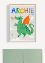 Load image into Gallery viewer, Dragon Personalised Name Print