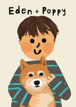 Load image into Gallery viewer, Unique to you- Portrait Print with your very own Pet