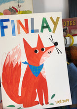 Load image into Gallery viewer, Personalised Fox Print