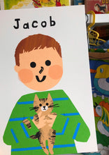 Load image into Gallery viewer, Cat Boy Portrait Print- click to customise!