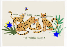 Load image into Gallery viewer, Leopard Family Print