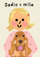 Load image into Gallery viewer, Unique to you- Portrait Print with your very own Pet