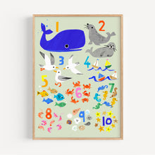 Load image into Gallery viewer, Seaside Counting Print