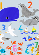 Load image into Gallery viewer, Seaside Counting Print