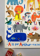 Load image into Gallery viewer, A NEW Animal Alphabet PERSONALISED