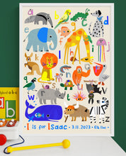 Load image into Gallery viewer, A NEW Animal Alphabet PERSONALISED