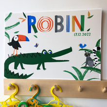 Load image into Gallery viewer, Alligator Personalised Name Print
