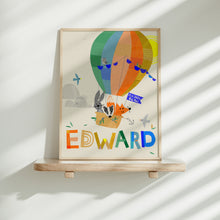 Load image into Gallery viewer, Balloon Print with Woodland Animals