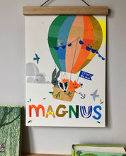 Load image into Gallery viewer, Balloon Print with Woodland Animals