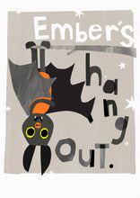 Load image into Gallery viewer, Personalised Hang Out Bat Print