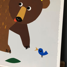 Load image into Gallery viewer, Bear Personalised Name Print