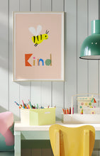 Load image into Gallery viewer, Bee Kind Art Print