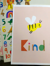 Load image into Gallery viewer, Bee Kind Art Print