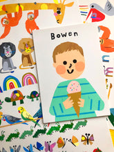 Load image into Gallery viewer, Ice cream Boy Portrait Print- click to customise!