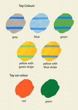 Load image into Gallery viewer, Car Boy Portrait Print- click to customise!