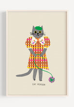 Load image into Gallery viewer, Cat Person Art Print
