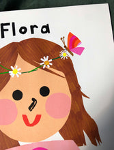 Load image into Gallery viewer, Ice cream Girl with Daisy's Portrait Print- click to customise!