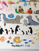 Load image into Gallery viewer, Counting Creatures GREAT & small print