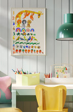 Load image into Gallery viewer, Rainbow Counting Print