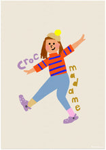 Load image into Gallery viewer, Croc Madame Art Print