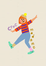 Load image into Gallery viewer, Personalised Croc Madame- click to create your lookalike!