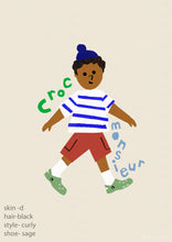 Load image into Gallery viewer, Personalised Croc Monsieur - click to create your lookalike!