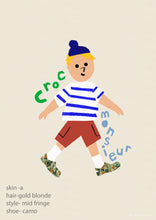 Load image into Gallery viewer, Personalised Croc Monsieur - click to create your lookalike!