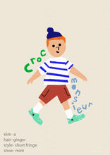Load image into Gallery viewer, Personalised Croc Monsieur - click to create your lookalike!