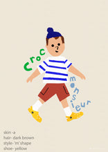 Load image into Gallery viewer, Personalised Croc Monsieur - click to create your lookalike!