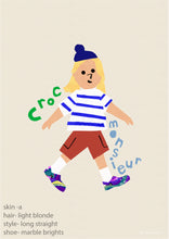 Load image into Gallery viewer, Personalised Croc Monsieur - click to create your lookalike!