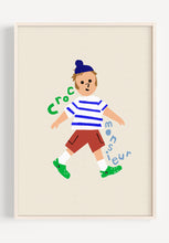 Load image into Gallery viewer, Croc Monsieur Art Print
