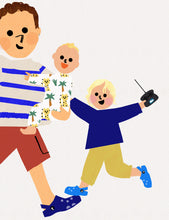 Load image into Gallery viewer, Best Friends/ Family bespoke portrait- send me your photo's to draw from!