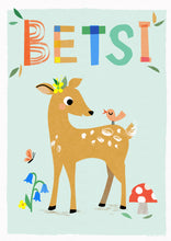 Load image into Gallery viewer, Deer Personalised Name Print