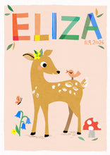 Load image into Gallery viewer, Deer Personalised Name Print