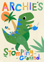 Load image into Gallery viewer, Personalised Dinosaur Tea Rex Print