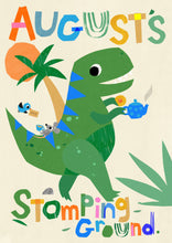 Load image into Gallery viewer, Personalised Dinosaur Tea Rex Print