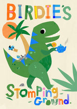 Load image into Gallery viewer, Personalised Dinosaur Tea Rex Print
