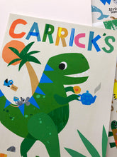 Load image into Gallery viewer, Personalised Dinosaur Tea Rex Print