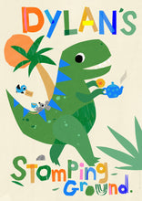 Load image into Gallery viewer, Personalised Dinosaur Tea Rex Print