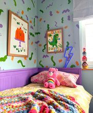 Load image into Gallery viewer, Personalised Dinosaur Tea Rex Print